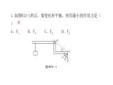 人教版八年级物理下册微专题12杠杆最小力与最长力臂课件