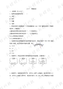 初中物理沪科版九年级全册第五节 测量电压当堂达标检测题