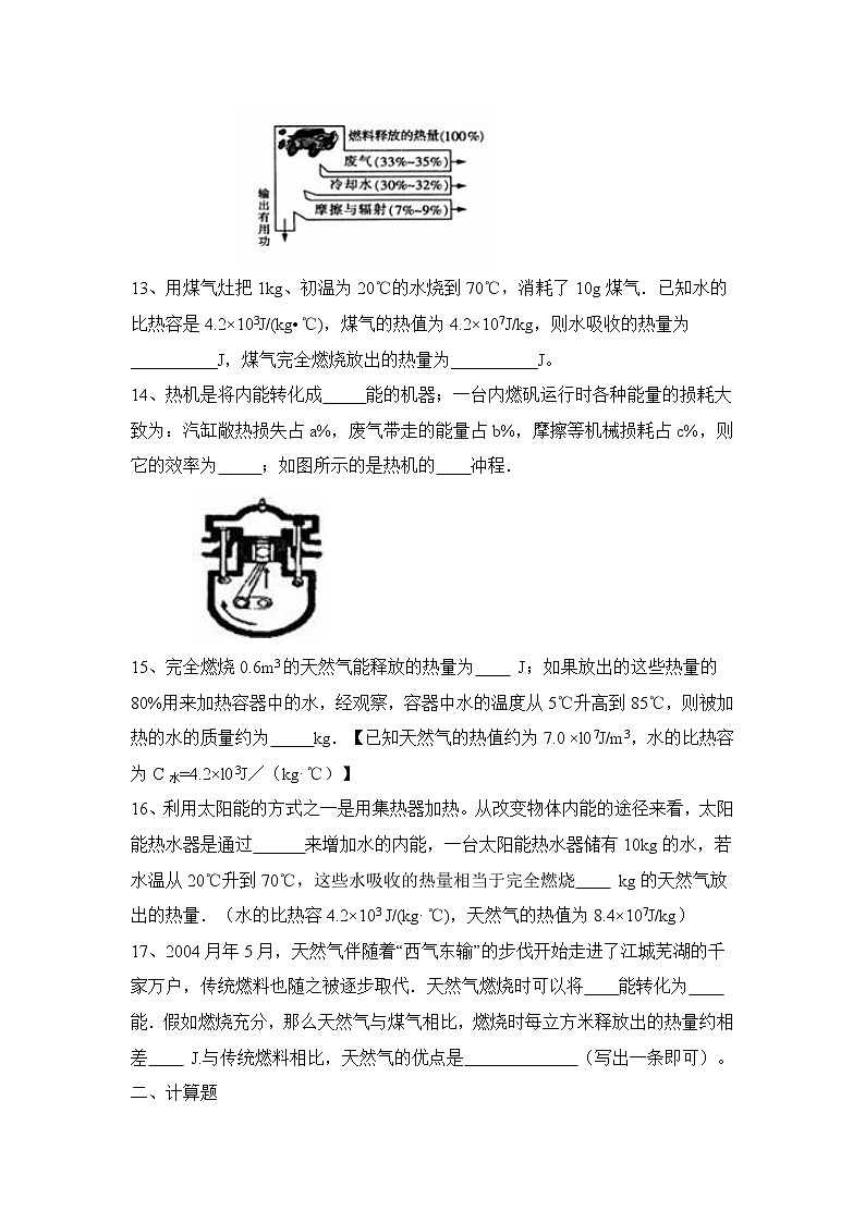 《热机效率和环境保护》同步练习4第3页