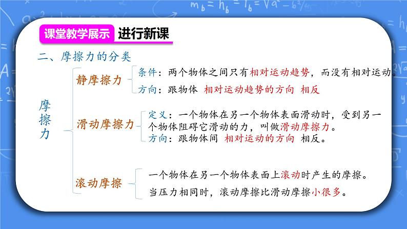 人教版物理8年级下册第八章第三节《摩擦力》课件+教案+同步练习06