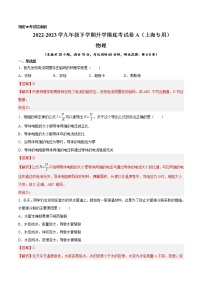 物理-2022-2023学年九年级下学期开学摸底考试卷A（上海专用）