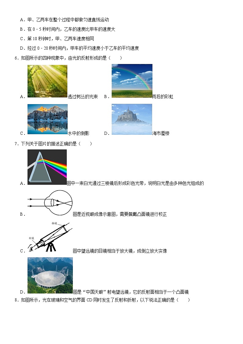 物理-2022-2023学年八年级下学期开学摸底考试卷A（天津专用）02