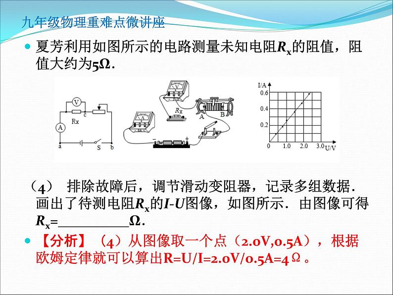 第23讲  伏安法测电阻第7页
