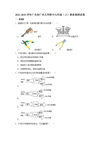 广东省广州大学附中2022-2023学年九年级（上）期末物理试卷