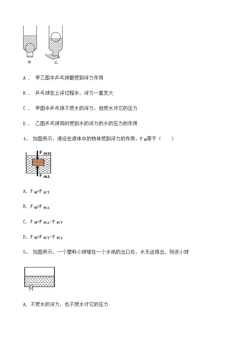 人教版物理8年级下册第十章第一节《浮力》课件+教案+同步练习02