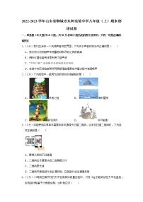 山东省聊城市东阿县实验中学2022-2023学年八年级上学期期末考试物理试题(含答案)