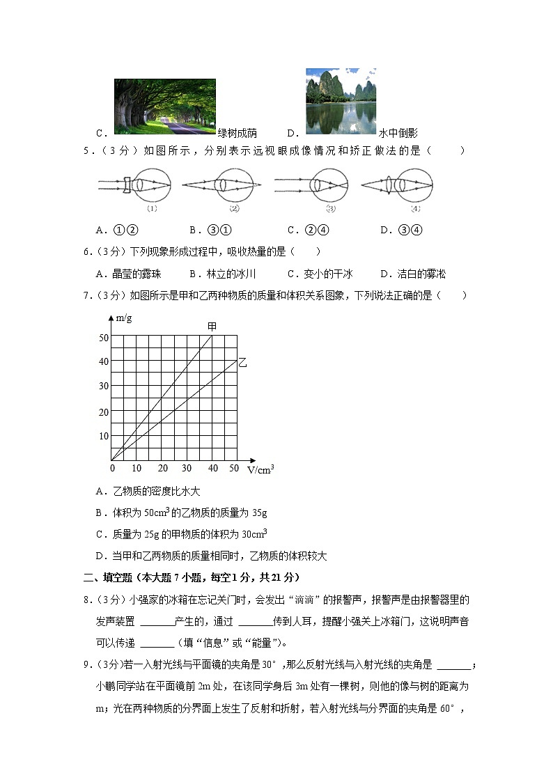 广东省惠州市博罗县2020-2021学年八年级上学期期末物理试题02