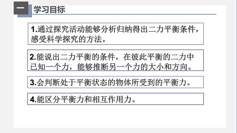 人教版物理八年级下册 8.2二力平衡 课件+同步练习02