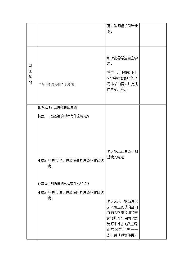 沪科版八年级物理：4.5 科学探究.凸透镜成像（课件+教案+学案+练习） （4份打包）02