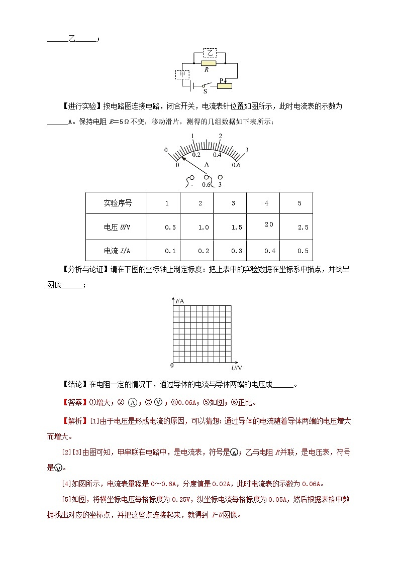 热点专项06  电学探究型实验（原卷版+解析版）—2022年中考物理真题分项汇编（全国通用）（共4题）02