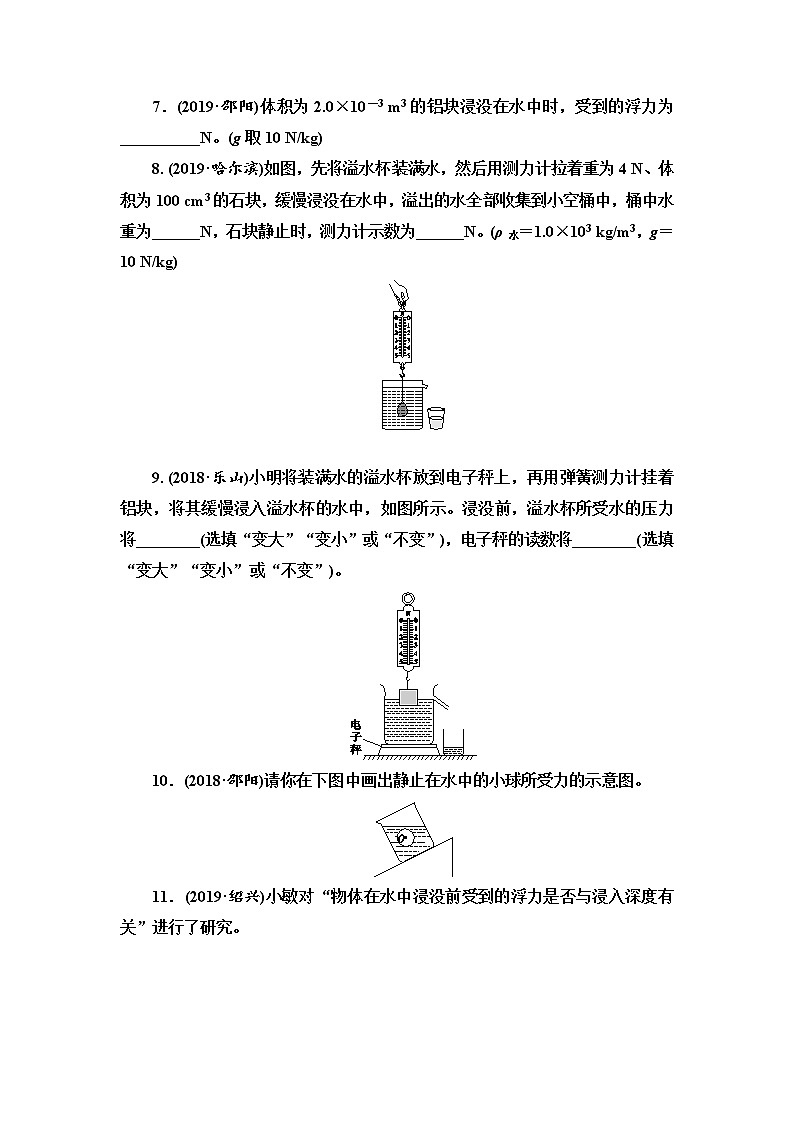 初中物理中考复习 第6单元　第3课时　浮力第3页
