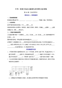 初中物理中考复习 第19章 生活用电（原卷版）