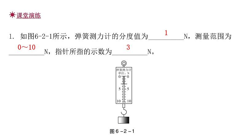 粤教沪科版八年级物理下册6-2怎样测量和表示力课件第8页