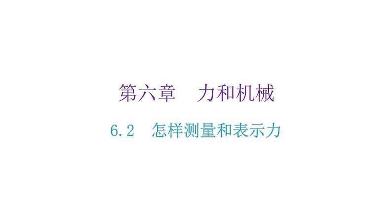 粤教沪科版八年级物理下册6-2怎样测量和表示力课件02