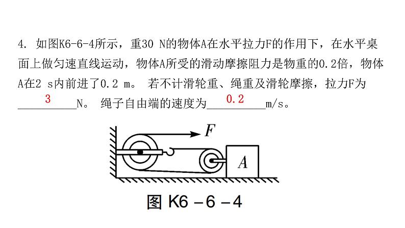 粤教沪科版八年级物理下册6-6探究滑轮的作用课件第7页