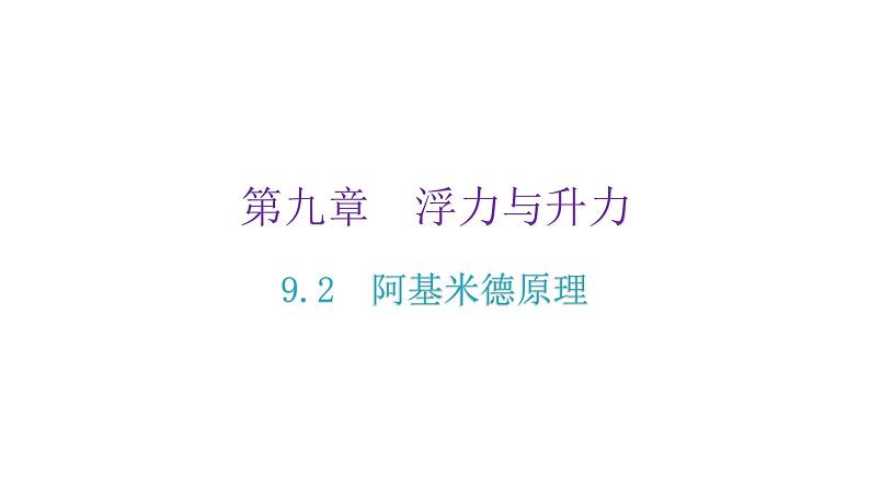 粤教沪科版八年级物理下册9-2阿基米德原理课件02