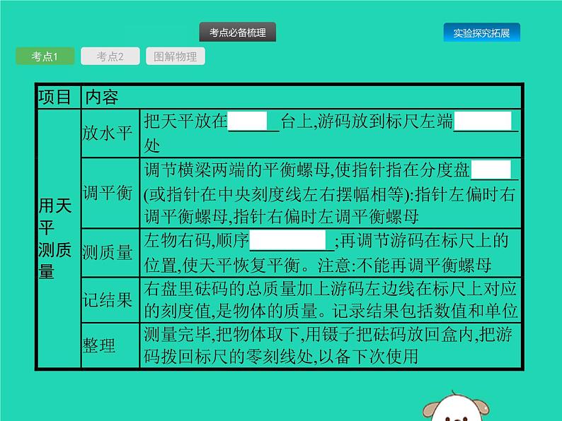 初中物理中考复习 课标通用中考物理总复习第一编知识方法固基第3章质量和密度课件03
