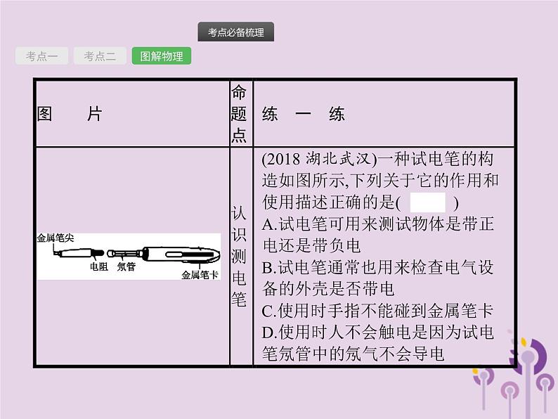 初中物理中考复习 课标通用中考物理总复习第七单元电功率第18讲生活用电课件08