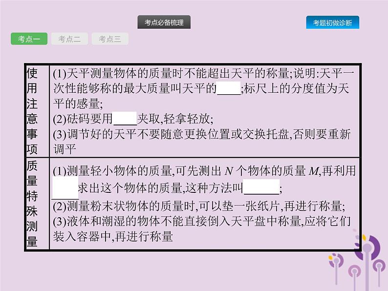 初中物理中考复习 课标通用中考物理总复习第二单元物质运动和力第4讲质量与密度课件第5页