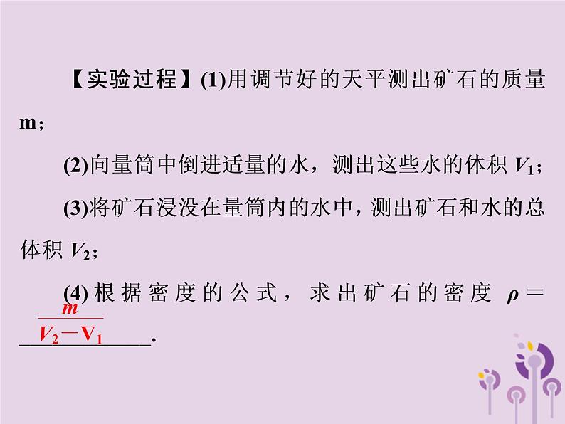 初中物理中考复习 中考物理第一部分教材梳理篇第二板块运动和力第10课时测量物质的密度课件第5页