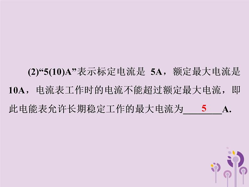 初中物理中考复习 中考物理第一部分教材梳理篇第三板块电与磁第25课时电能电功电功率课件第6页