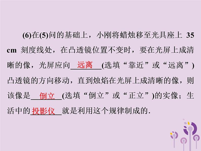 初中物理中考复习 中考物理第一部分教材梳理篇第一板块声光热第4课时凸透镜成像规律及成像实验课件第6页