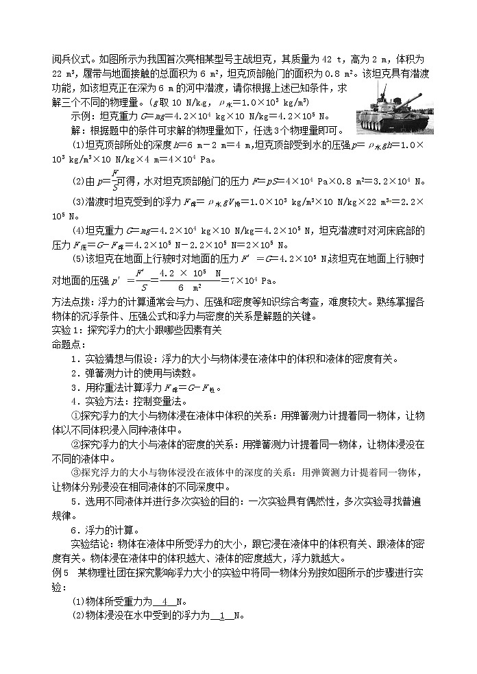 初中物理中考复习 中考物理总复习系列10浮力 试卷03