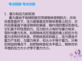 初中物理中考复习 中考物理解读总复习第一轮第二部分物质运动和相互作用第9章压强第1课时课件