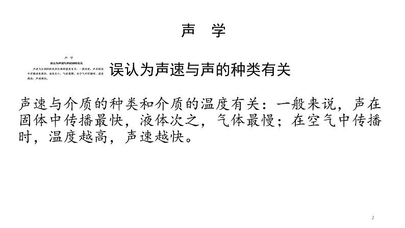 初中物理中考复习 易错专练1　声学、光学、热学-冲刺2020年中考物理易错讲评重点题型专练课件PPT02