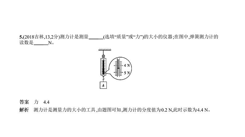 初中物理中考复习 题型突破三　实验题—2021届中考物理（通用）一轮复习习题课件第7页