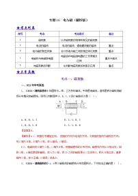 初中物理中考复习 专题16  电与磁（解析版）