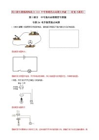 初中物理中考复习 专题26 电学做图重点问题（解析版）