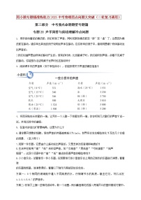 初中物理中考复习 专题28 声学简答与阅读理解冷点问题（原卷版）