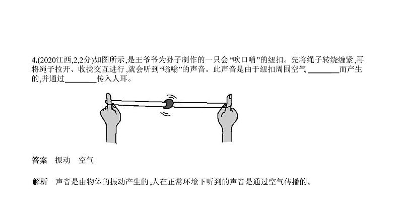 初中物理中考复习 专题二　声现象—2021届中考物理（通用）习题课件第5页