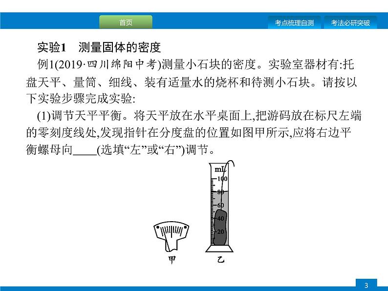 初中物理中考复习 专题二　题型二、力学实验课件PPT03