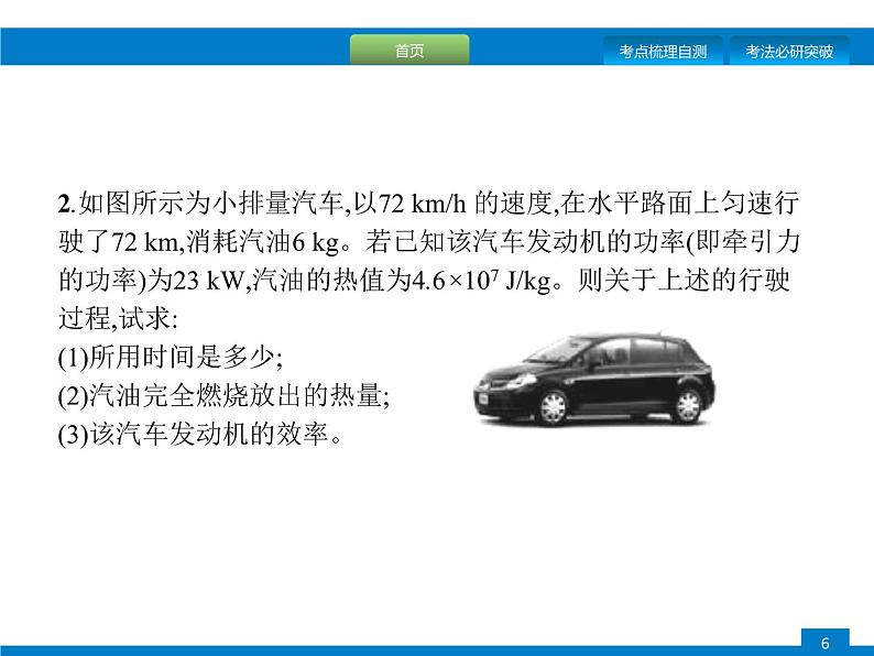 初中物理中考复习 专题三　题型三、热、力、电综合计算课件PPT06
