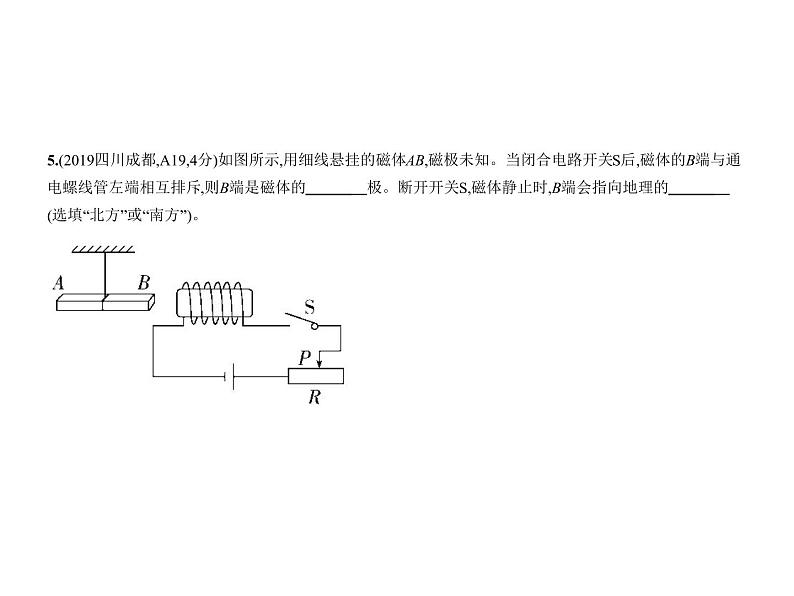 初中物理中考复习 专题十五 电和磁课件PPT06