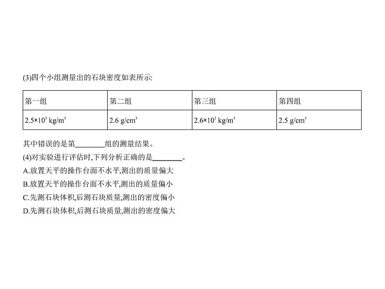 初中物理中考复习 专题四 质量和密度课件PPT第6页