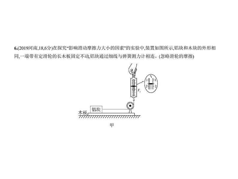 初中物理中考复习 专题五 力 力和运动课件PPT第8页