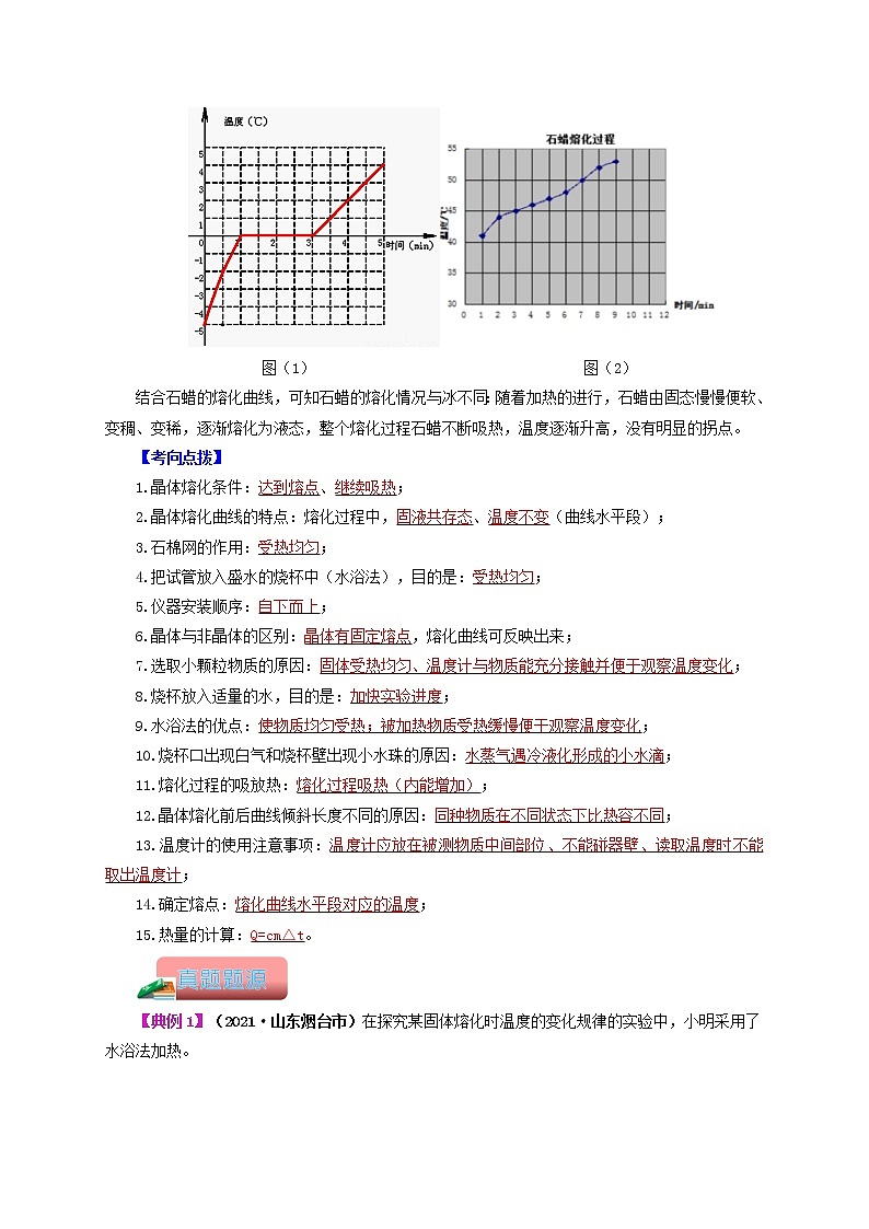 专题02  热学实验-备战 中考物理常考热点实验攻略（通用版）（原卷版）第3页