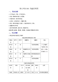 备战2023年物理新中考二轮复习热点透析 核心考点06 内能的利用