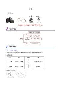 人教版八年级上册第1节 透镜优秀巩固练习