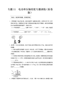 专题11  电功率压轴培优专题训练- 2022-2023 九年级全一册物理《压轴挑战》培优专题训练（人教版）