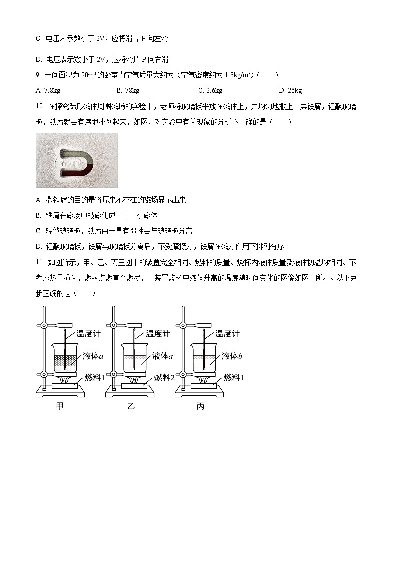 扬州市江都区实验初级中学2021-2022学年九年级3月月考物理试题（含解析）第3页