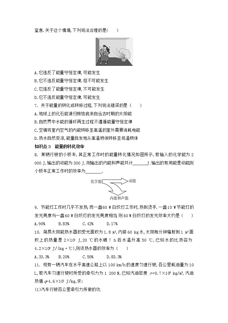 【同步练习】苏科版初三物理下册 第18章《 能源与可持续发展》18.4 能量转化的基本规律-18.5 能源与可持续发展 同步练习02