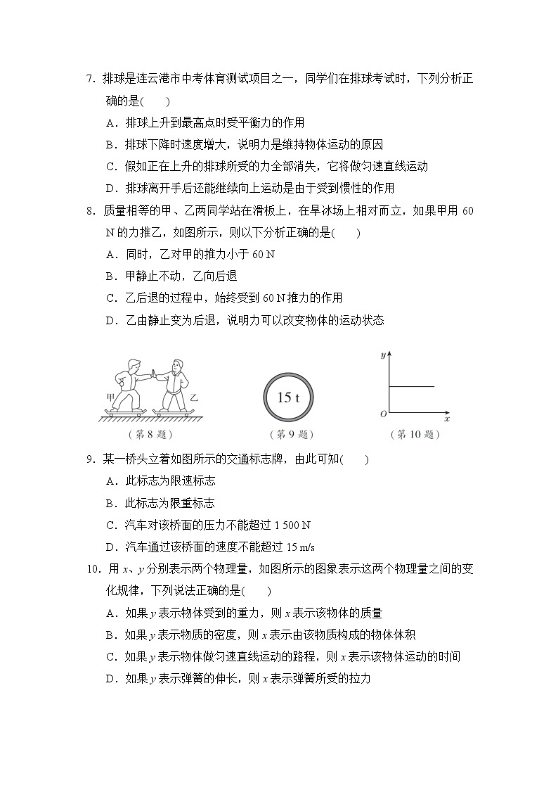 鲁科版物理八年级下册 第六章达标检测卷（含答案）02