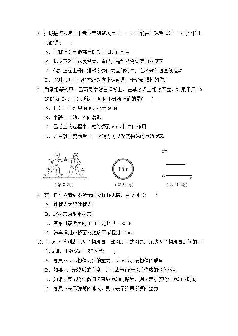 鲁科版物理八年级下册 第六章达标检测卷（含答案）第2页