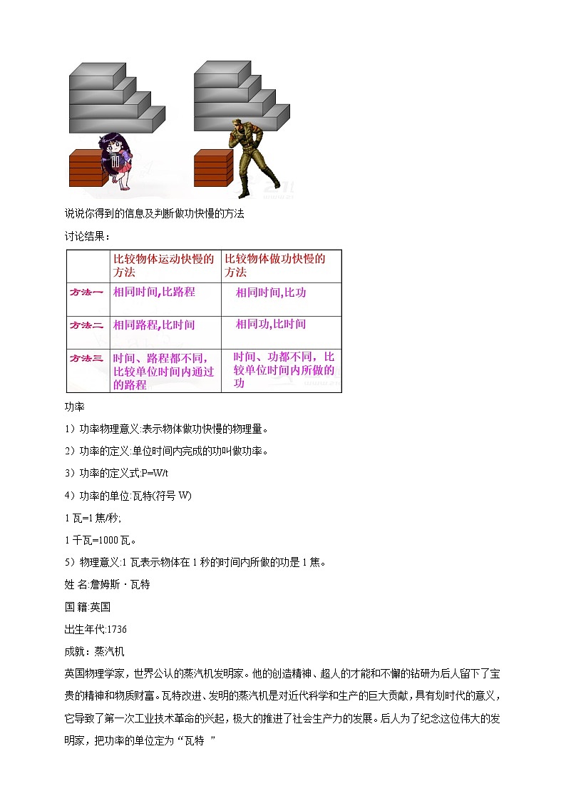 沪教版 初中物理 八年级下册 4.2.2 机械功【课件+教案+练习（有解析）】02