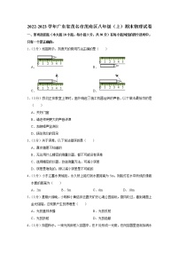 广东省茂名市茂南区2022-2023学年八年级上学期期末物理试卷(含答案)