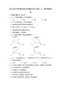 海南省东方市港务中学2022-2023学年八年级上学期期中物理试题